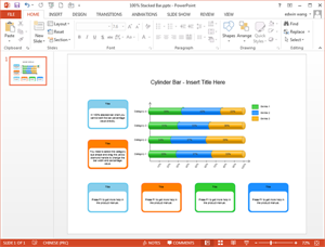 Modèles de graphique à barres en PowerPoint