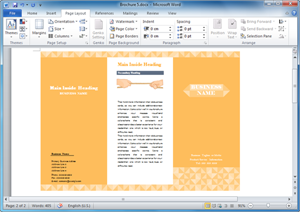 Word brochure Template