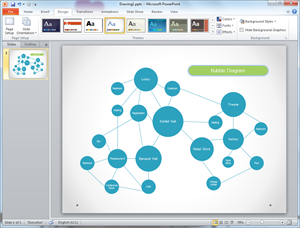 PowerPoint Bubble Diagram Template