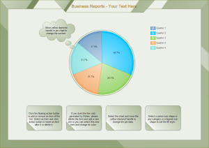 Business Reports Pie Template