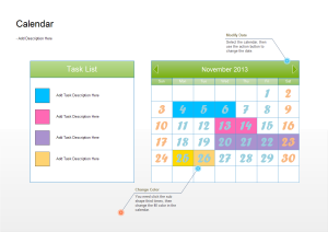 Plantillas de Calendarios de Edraw