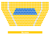 Plano de asientos de cine