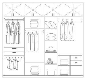 Exemple de plan de vestiaire