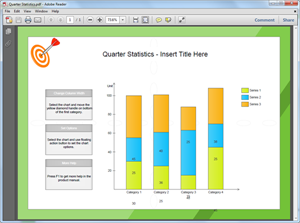 PDF Column Chart Template