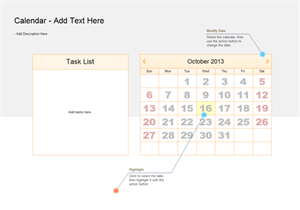 Tagesplan-Kalender