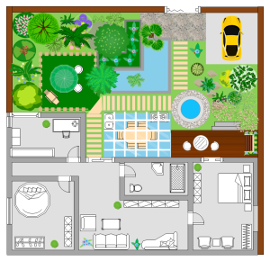 Ejemplo de Plano de Jardín