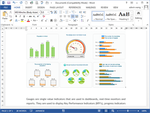 Word Gauge Chart Template