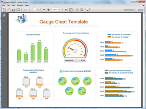 PDF Gauge Chart Template