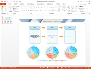 PowerPoint Pie Chart Template