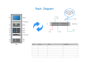 Exemples de diagramme de montage en rack