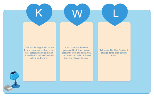 Simple Style KWL Chart Template