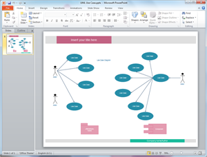 Modèle de diagramme UML au format PowerPoint