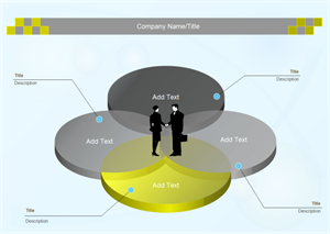 Diagrama de Venn de 4 Círculos