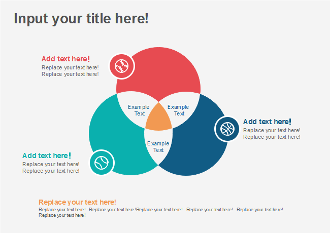 3-Set Icons Venn Diagram