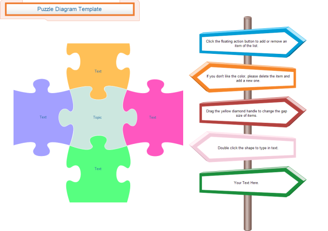 Schema di puzzle vuoto