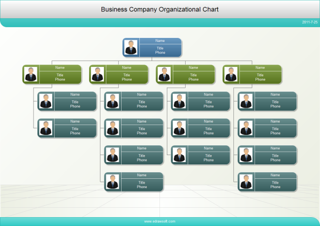 Hierarchy Chart Template Free Download