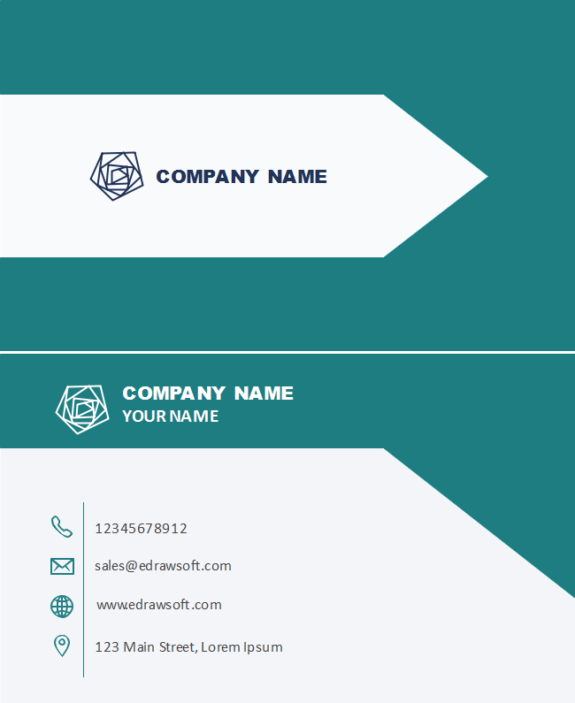 White Arrow Business Card