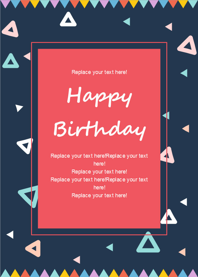 Cartão de Celebração de Aniversário