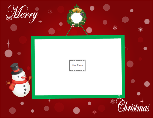 Cartão de Natal com Grinalda
