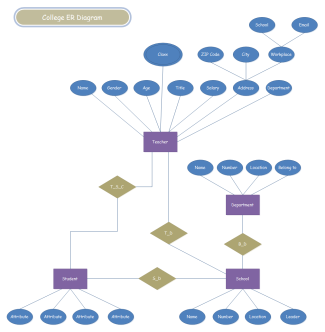 College ER Diagram