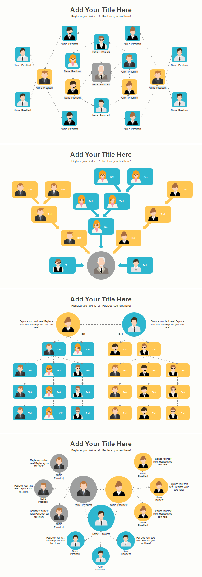 Creative Organizational Chart Template