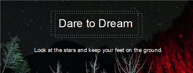 Dare Dream Facebook Cover