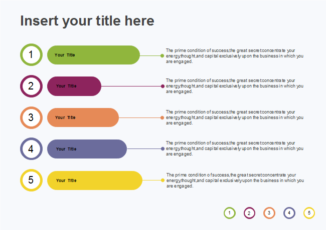 Free Different Length List Presentation Templates