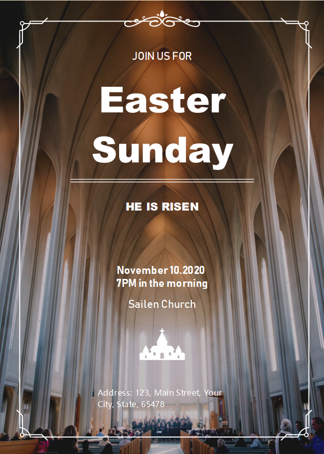 Easter Sunday Invitation