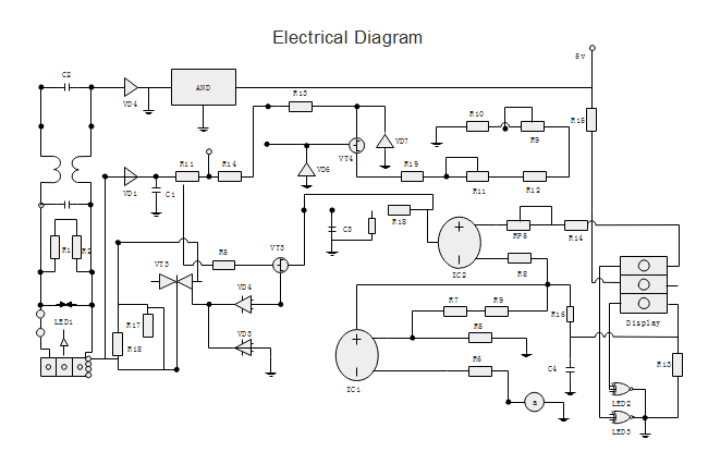 Electrical Diagram | Free Electrical Diagram Templates wire diagrams 1979 kawasaki 