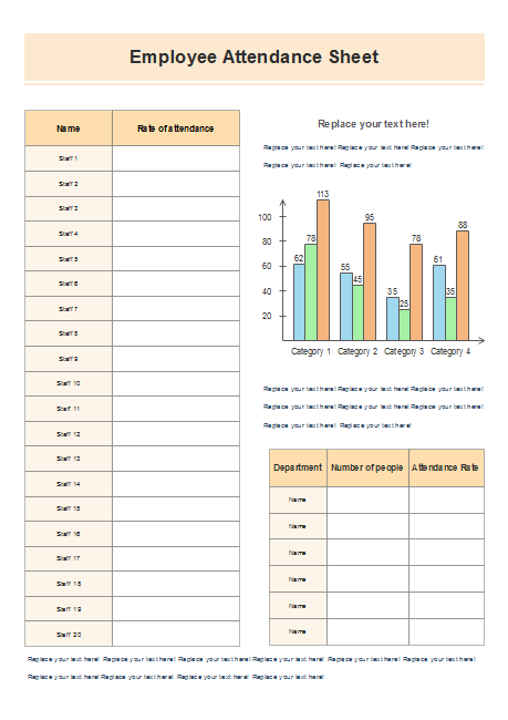 Attendance Chart Template Free