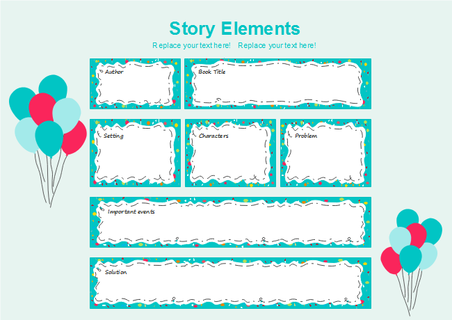 Festival Elements Storyboard Graphic Organizer