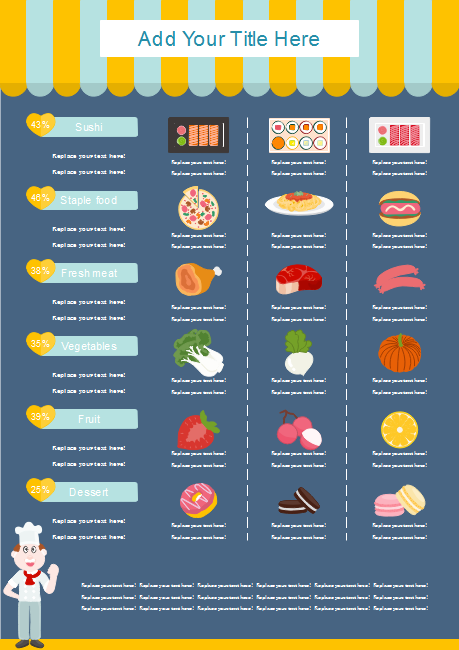 Bread Cliparts in Food Instruction Infographic
