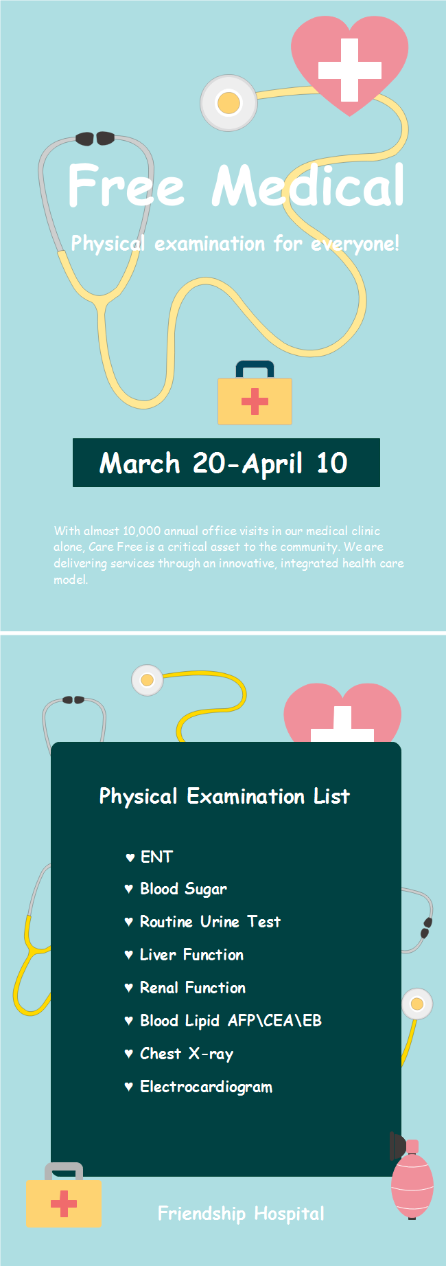 Free Medical Examination Flyer Free Free Medical Examination Flyer