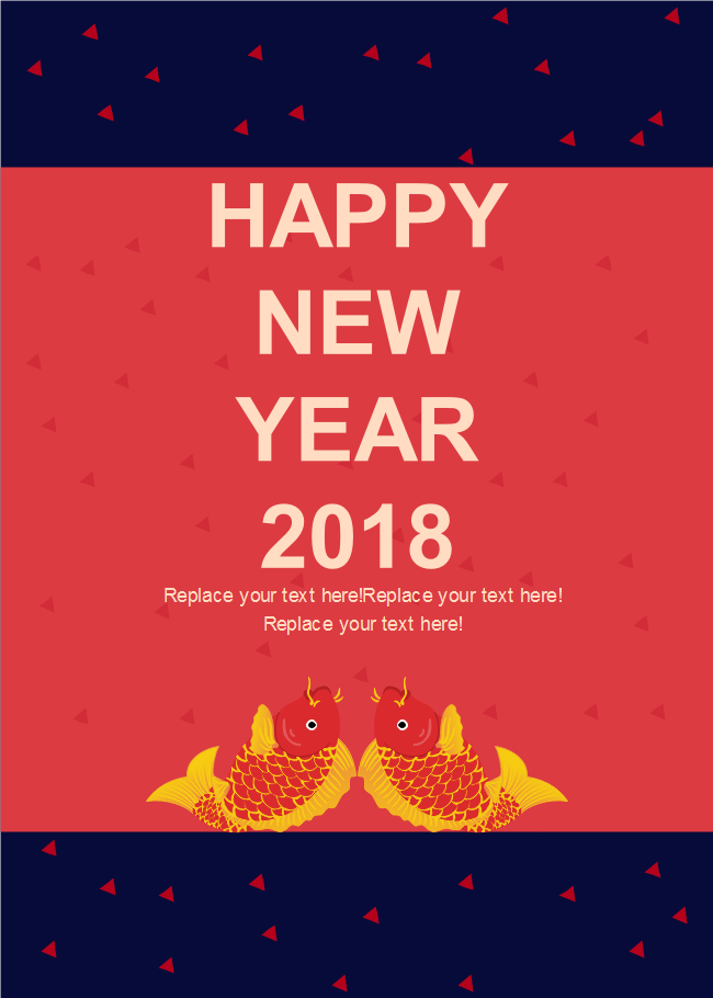 Goldfish Spring Festival Card