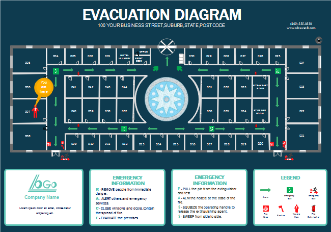 Modelo dum Plano Emergência dum Hotel