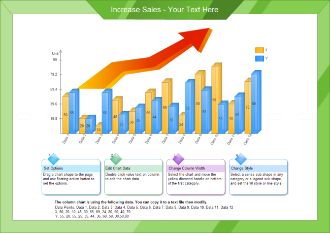 increase sales graph