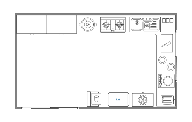 Kitchen Floor Plan Template - Sample Kitchen Floor Plan | Bodegawasues