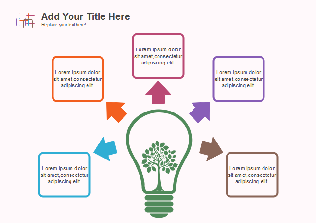 Light Bulb Arrow Presentation