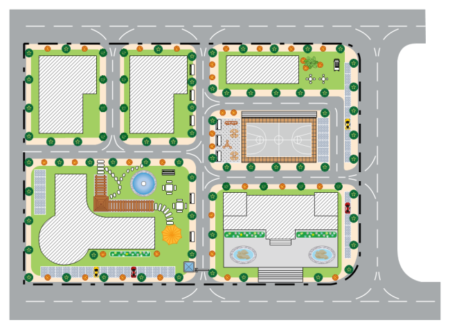 Aménagement du paysage des quartiers