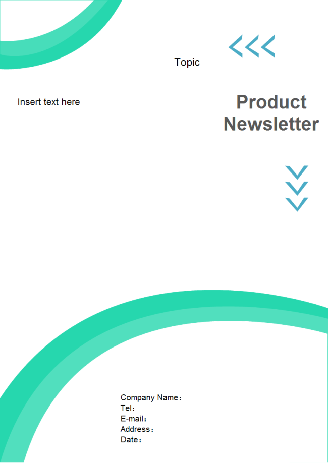 Newsletter Cover Page