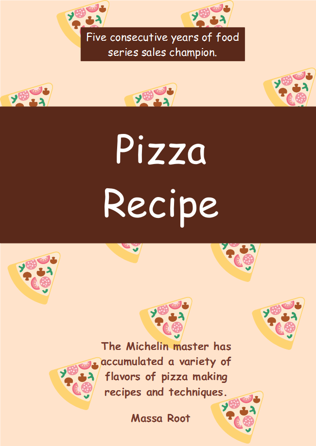 Pizza Recipe Book Cover