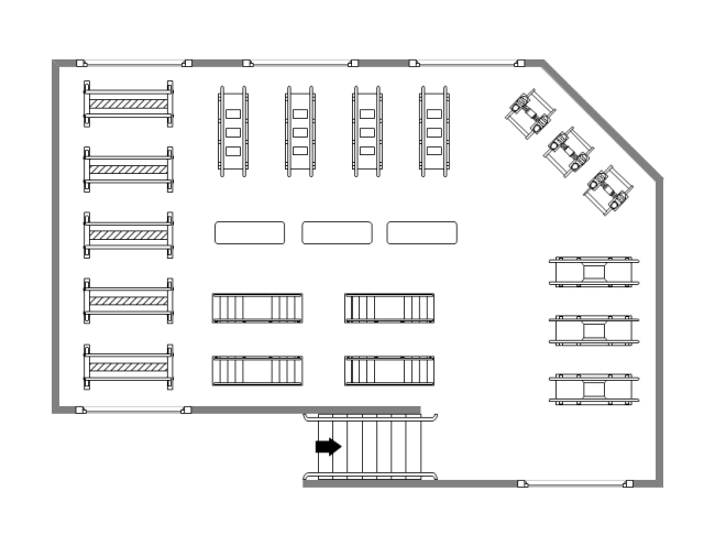 Rehabilitation Center Floor Plan