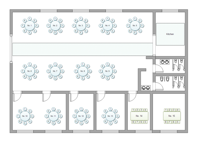 Restaurant Seating Chart Template