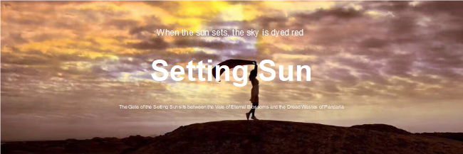 Setting Sun Twitter Header