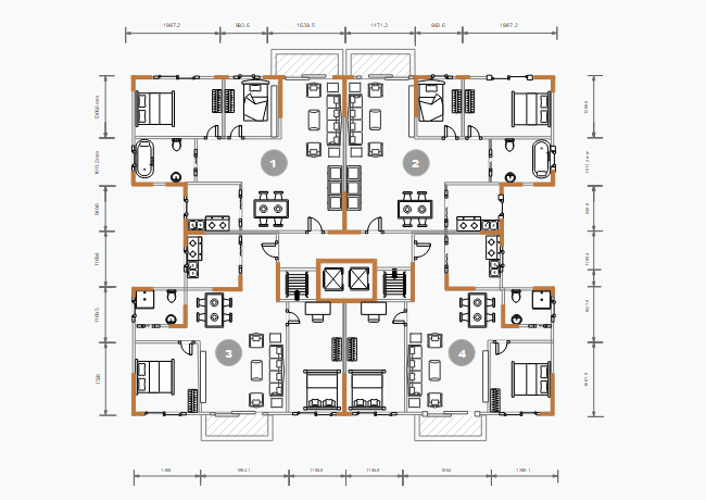 Simple Apartment Floor Plan