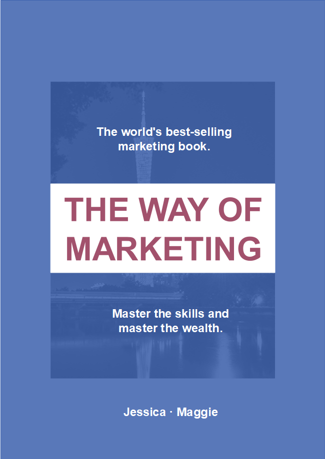 Simple Marketing Book Cover