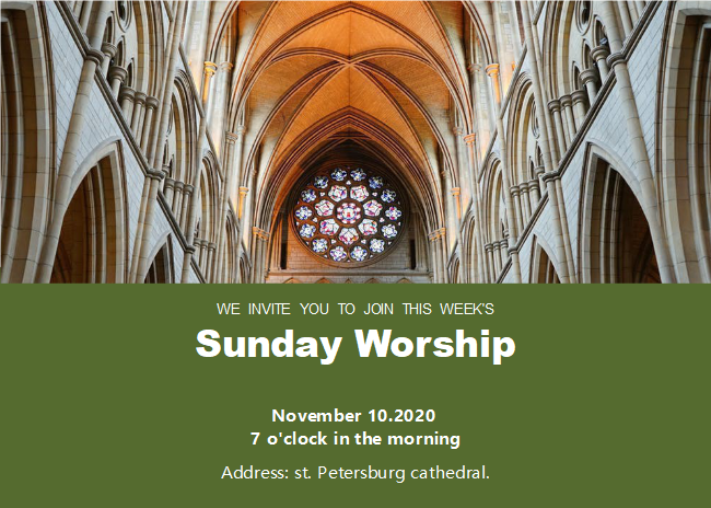 Sunday Worship Invitation