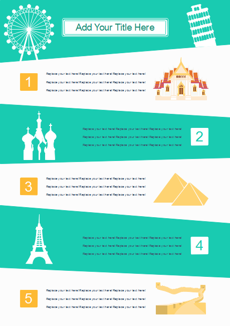 infographie de tourisme