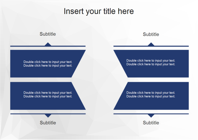 Trapezoid Column Chart