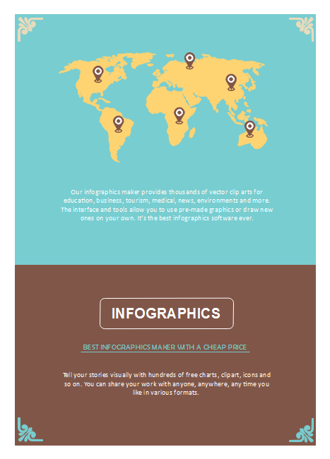 World Map Infographic
